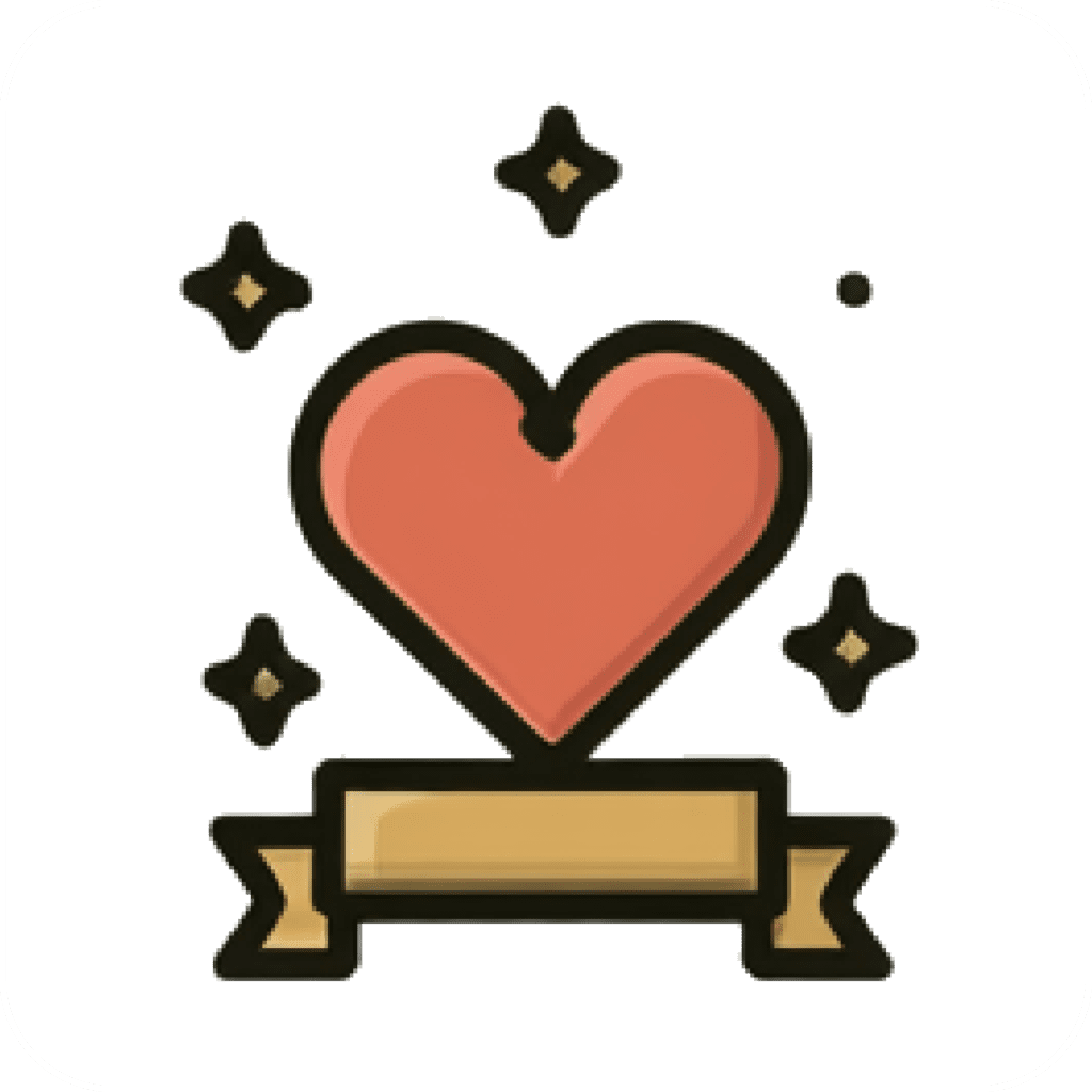 에버그린복지법인 핵심 가치 아이콘